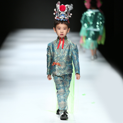 薇设计中式礼服男童中国风