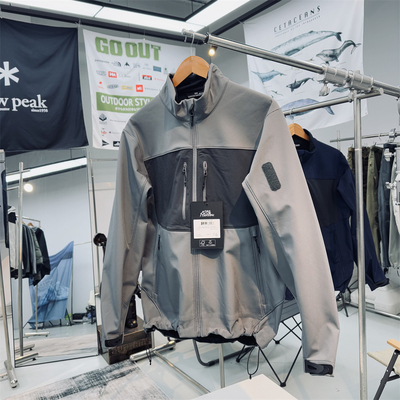 袅平替加绒保暖户外机能软壳衣