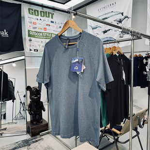 lulu平替 无侧缝一体织造男女通用吸湿排汗高弹透气运动速干T恤