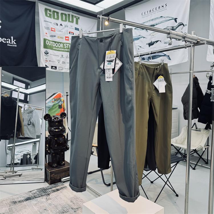 户外软壳裤旋钮调节防风加绒保暖