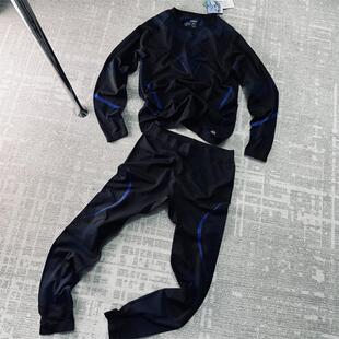 男女同款户外登山徒步滑雪聚热吸湿动态保暖高弹压缩内衣裤套装