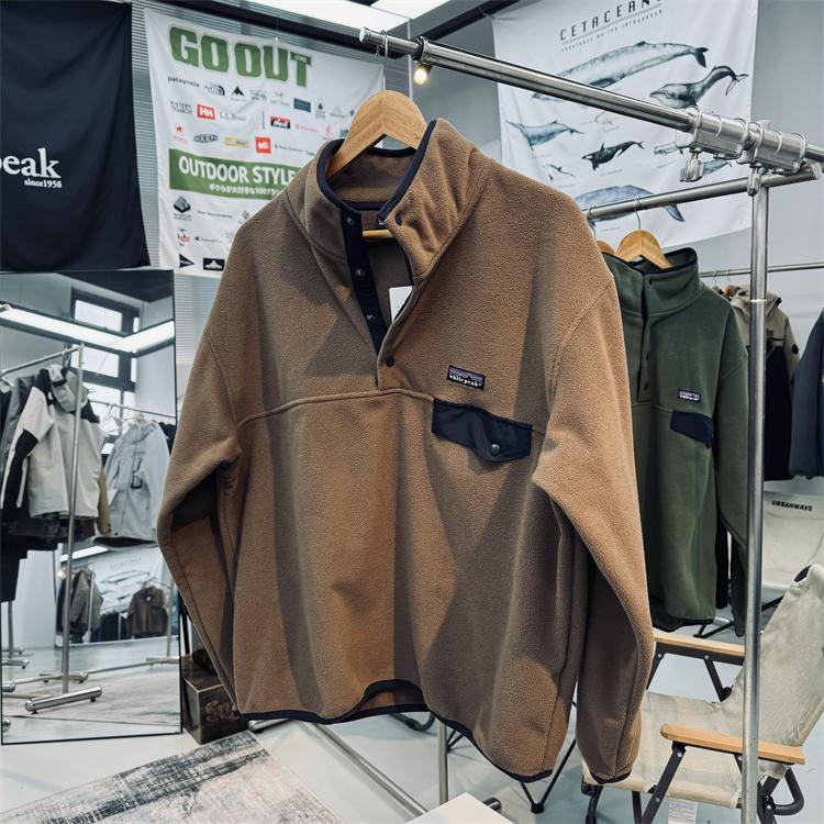 巴塔平替防风保暖户外抓绒衣男女