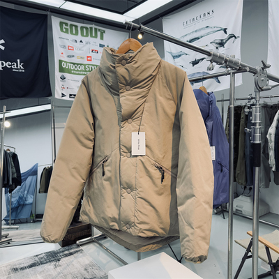 宽松复古山系休闲道袍户外羽绒服