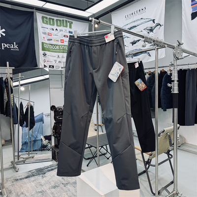 lulu平替耐磨防风保暖加绒软壳裤