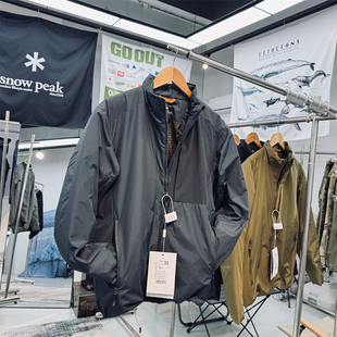 石墨烯聚热科技 户外防风保暖立领棉衣棉服 轻量化耐磨防泼水男士