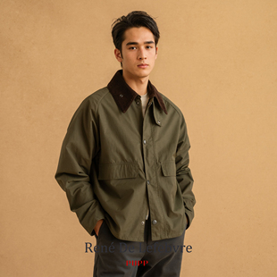 PUPP春秋季复古翻领短款钓鱼夹克男士外套复刻SPEY休闲宽松冲锋衣