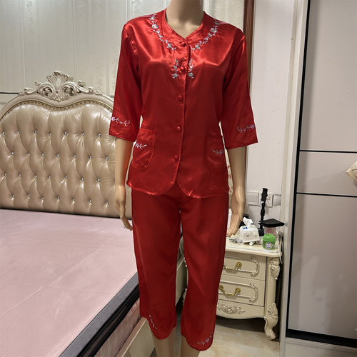 结婚睡衣香港新娘绣花上头秀禾服
