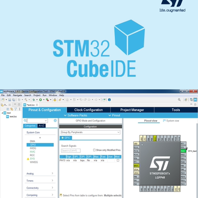 STM32程序开发环境搭建stm32cubeide远程安装配置STM32开发板编程