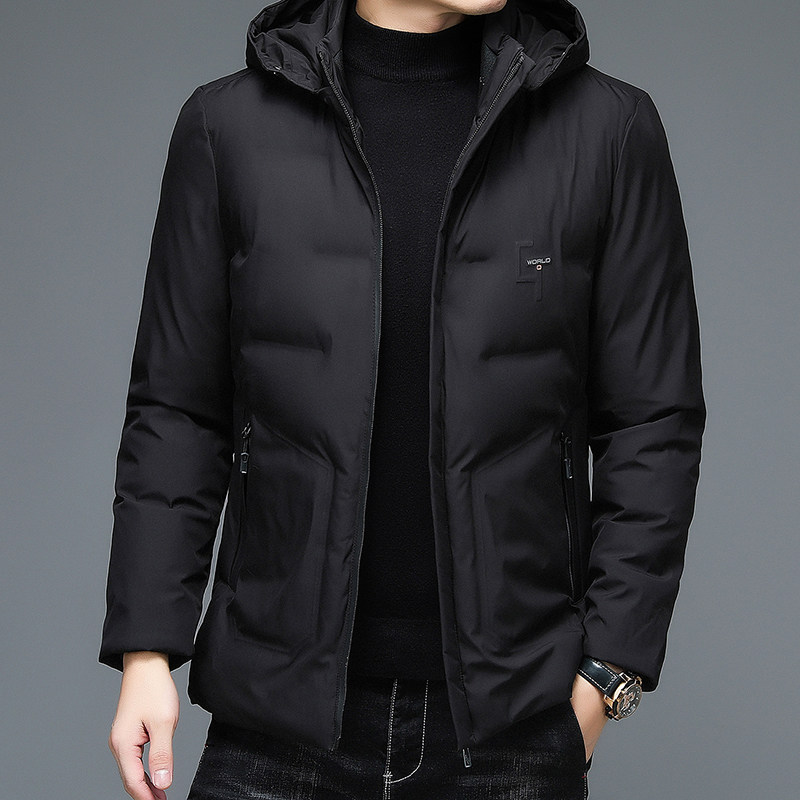 N2191钱塘2020-3跑量冬季男士棉服加厚休闲中年大码连帽中年P100图片