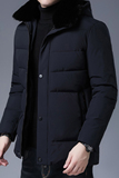 N2190钱塘2020-3跑量冬季男士棉服加厚休闲中年大码连帽中年P95，男装棉衣，钱塘207-3