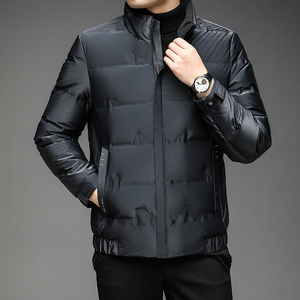 B9620钱塘2020-3冬季连帽男士羽绒服90白鸭绒休闲纯色外穿P200图片