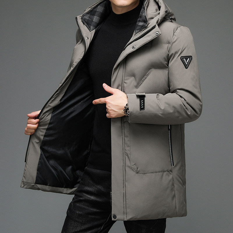 N2218钱塘2020-3跑量冬季男士棉服加厚休闲中年大码连帽中年P120图片
