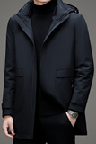 V1009钱塘2020-3冬季羽绒服90鸭绒连帽一衣三穿内胆休闲外套P300，男装羽绒服，钱塘207-3