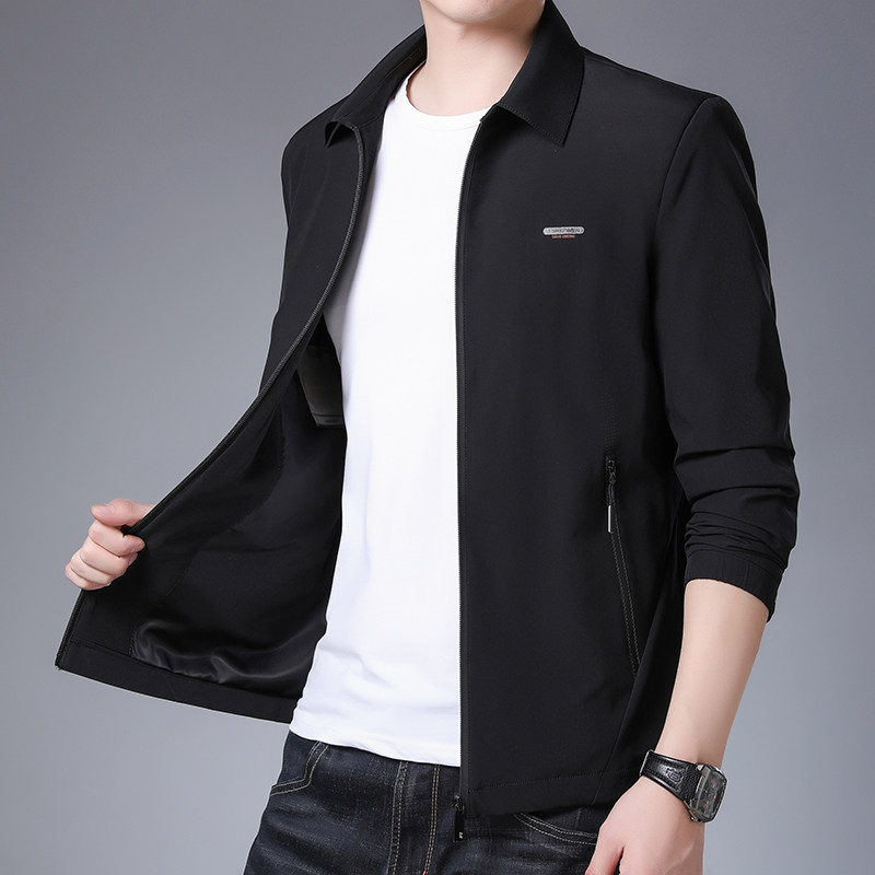 N8800钱塘2020-3秋冬休闲男士夹克衫立领外套潮流上衣P105图片