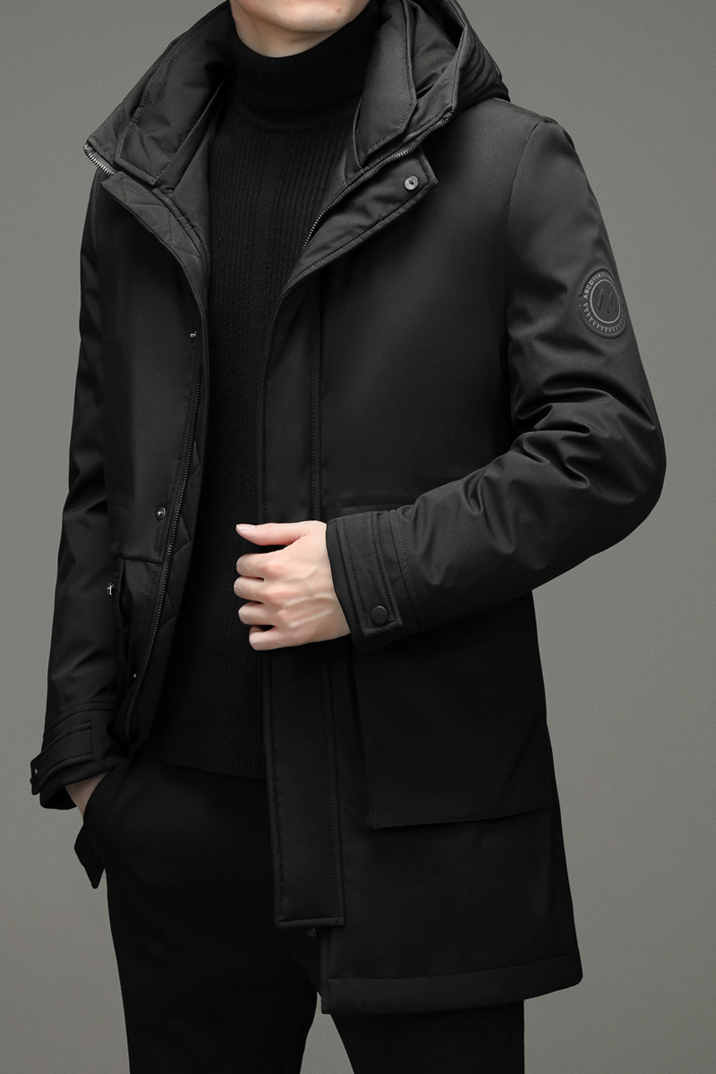 V0785钱塘2020-3冬季男士高品羽绒服90白鸭绒外套保暖冬季P255,男装羽绒服,钱塘207-3