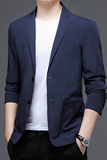 M28001钱塘2020-3秋冬男士帅气男士休闲西服外套修身小西装P190，男装西服，钱塘207-3