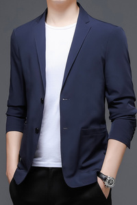 M28001钱塘2020-3秋冬男士帅气男士休闲西服外套修身小西装P190图片