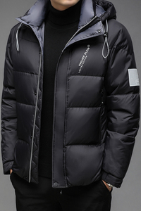 B28827钱塘2020-3冬季男士鹅绒精品羽绒服多口袋休闲商务休闲P360图片