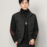 V9161钱塘2020-3冬季男士针织袖羽绒服90灰鸭绒外套保暖冬季P225，男装羽绒服，钱塘207-3