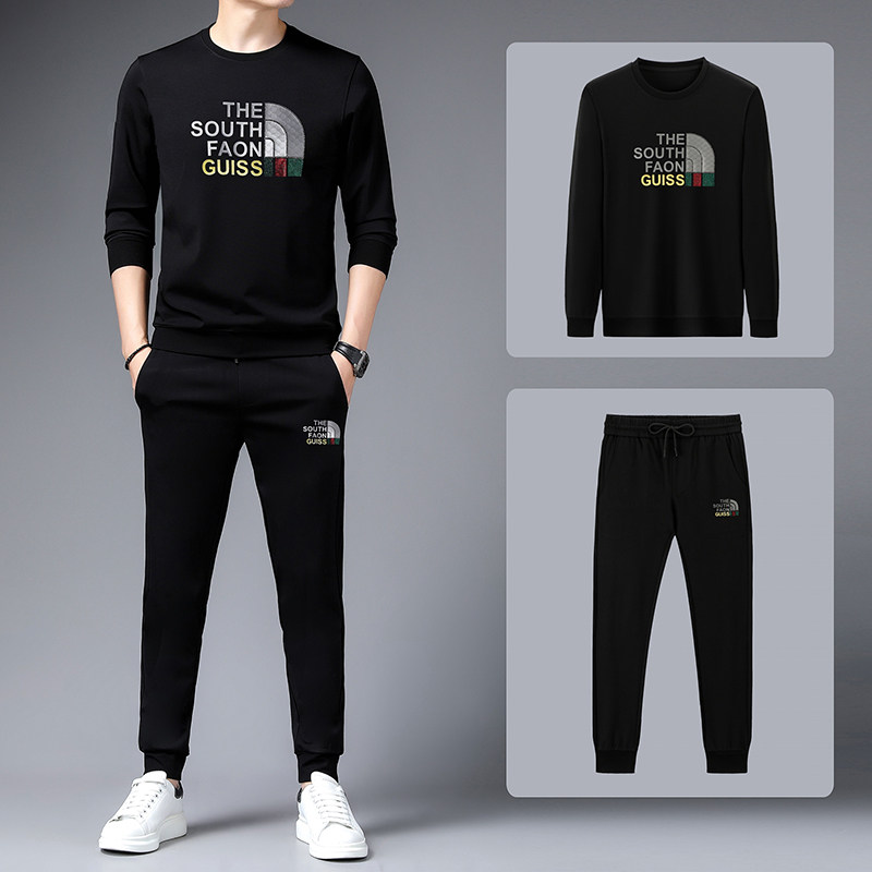 S压9602-2钱塘2020-3秋冬套装两件套长袖男士运动服P133图片