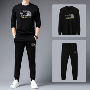 S压9602-2钱塘2020-3秋冬套装两件套长袖男士运动服P133图片
