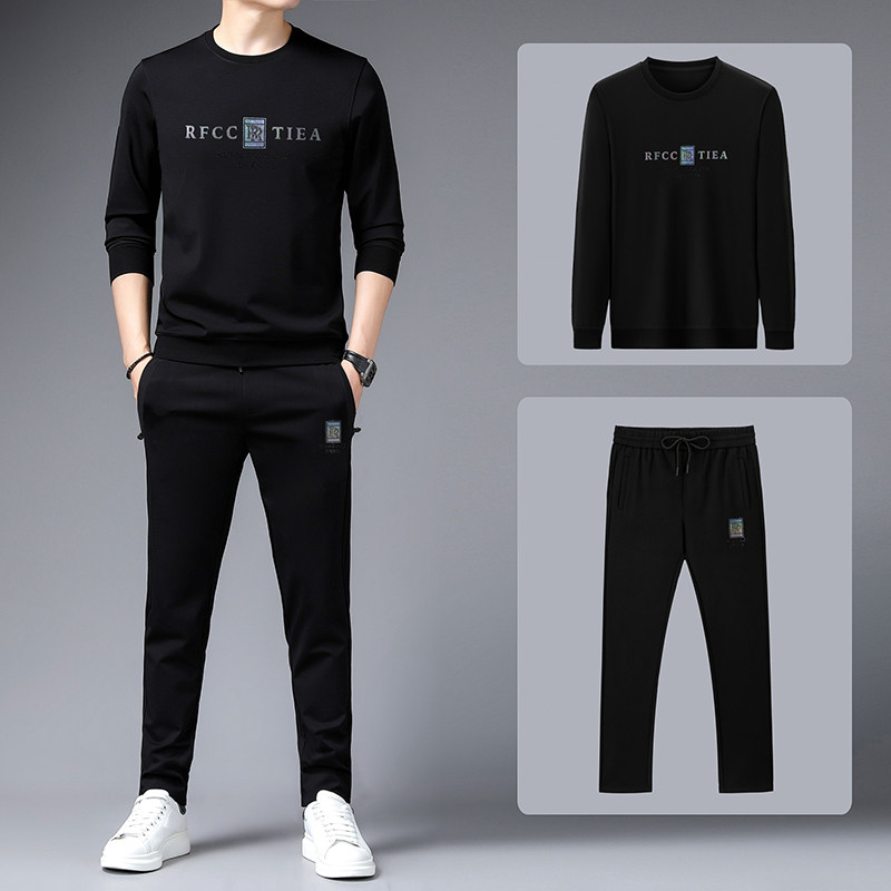 S压-9603-2钱塘2020-3秋冬套装两件套长袖男士运动服P130图片