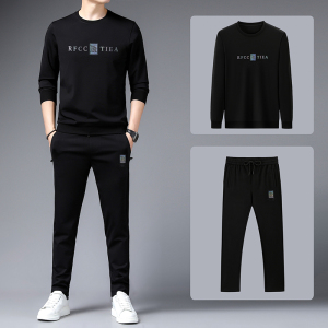S压-9603-2钱塘2020-3秋冬套装两件套长袖男士运动服P130图片