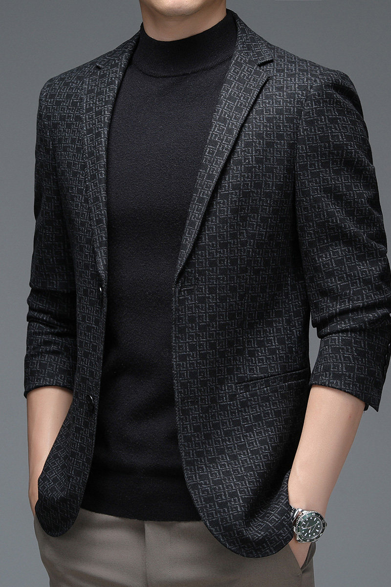 TG06钱塘2020-3秋冬商务西服上衣青年休闲男士外套西服高品质P140,男装西服,钱塘207-3