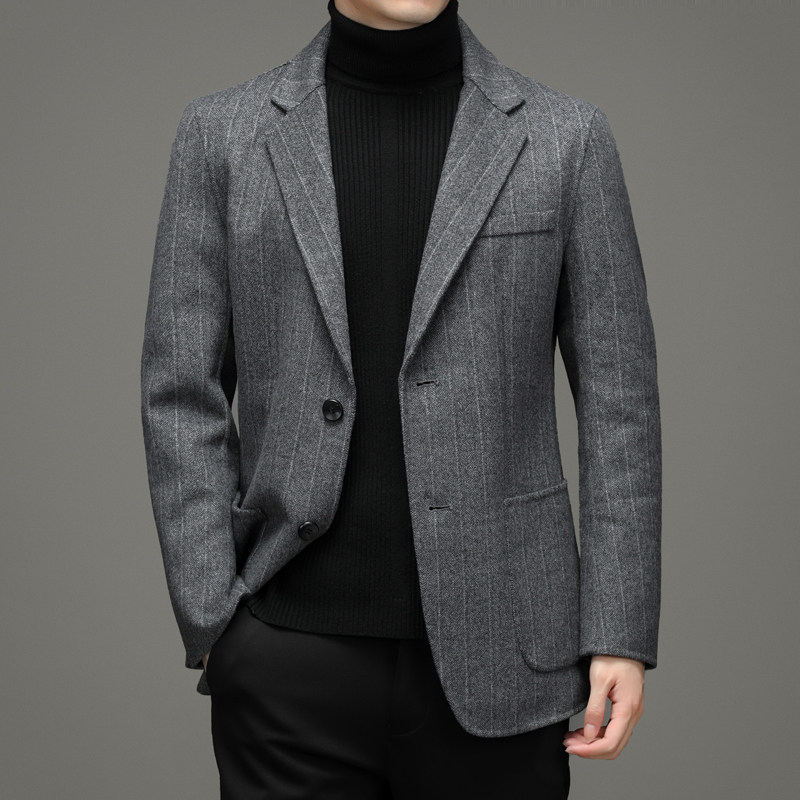 T2218钱塘2020-3秋冬商务毛料西服休闲男士外套西服高品质P310,男装西服,钱塘207-3