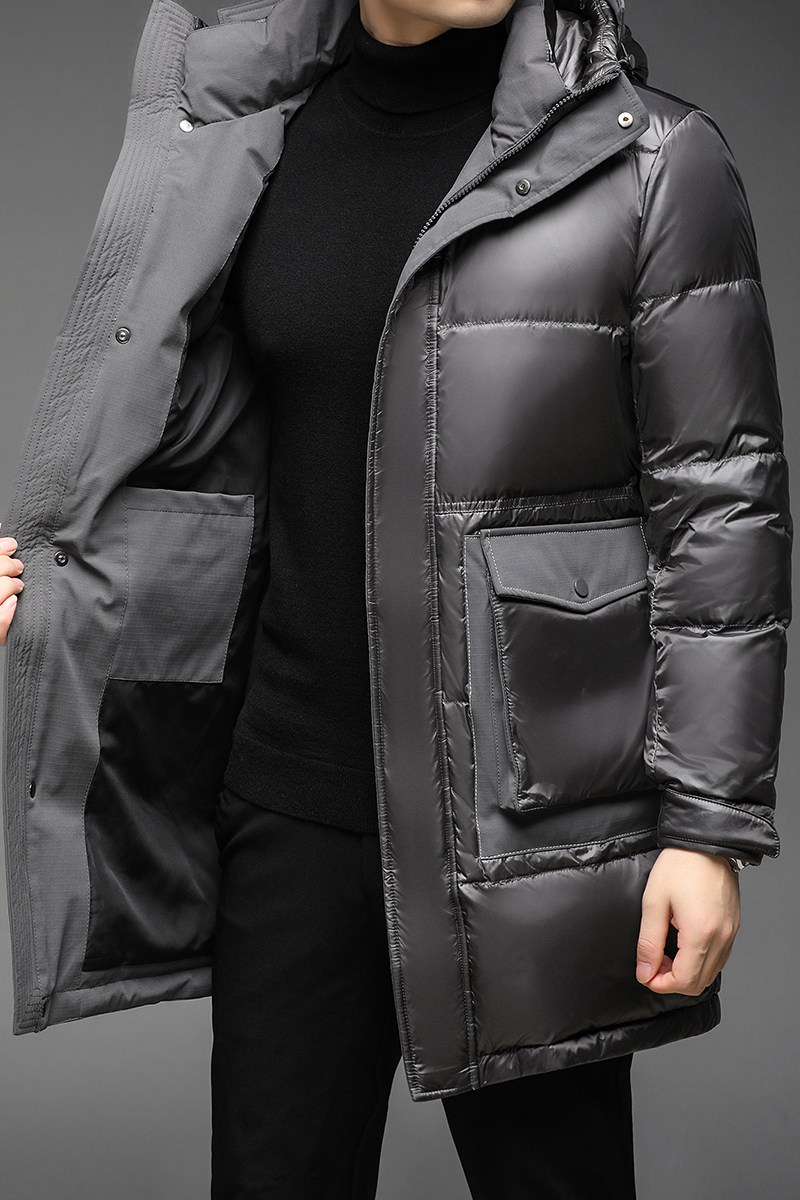 B93022钱塘2020-3冬季男士精品羽绒服中长款休闲商务休闲P330,男装羽绒服,钱塘207-3