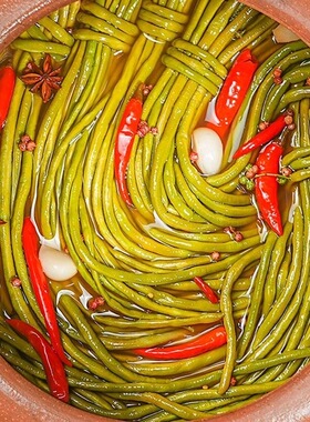 正宗老坛泡豇豆酸豆角酸豇豆批发一整箱豆角泡豇豆开胃袋装批发