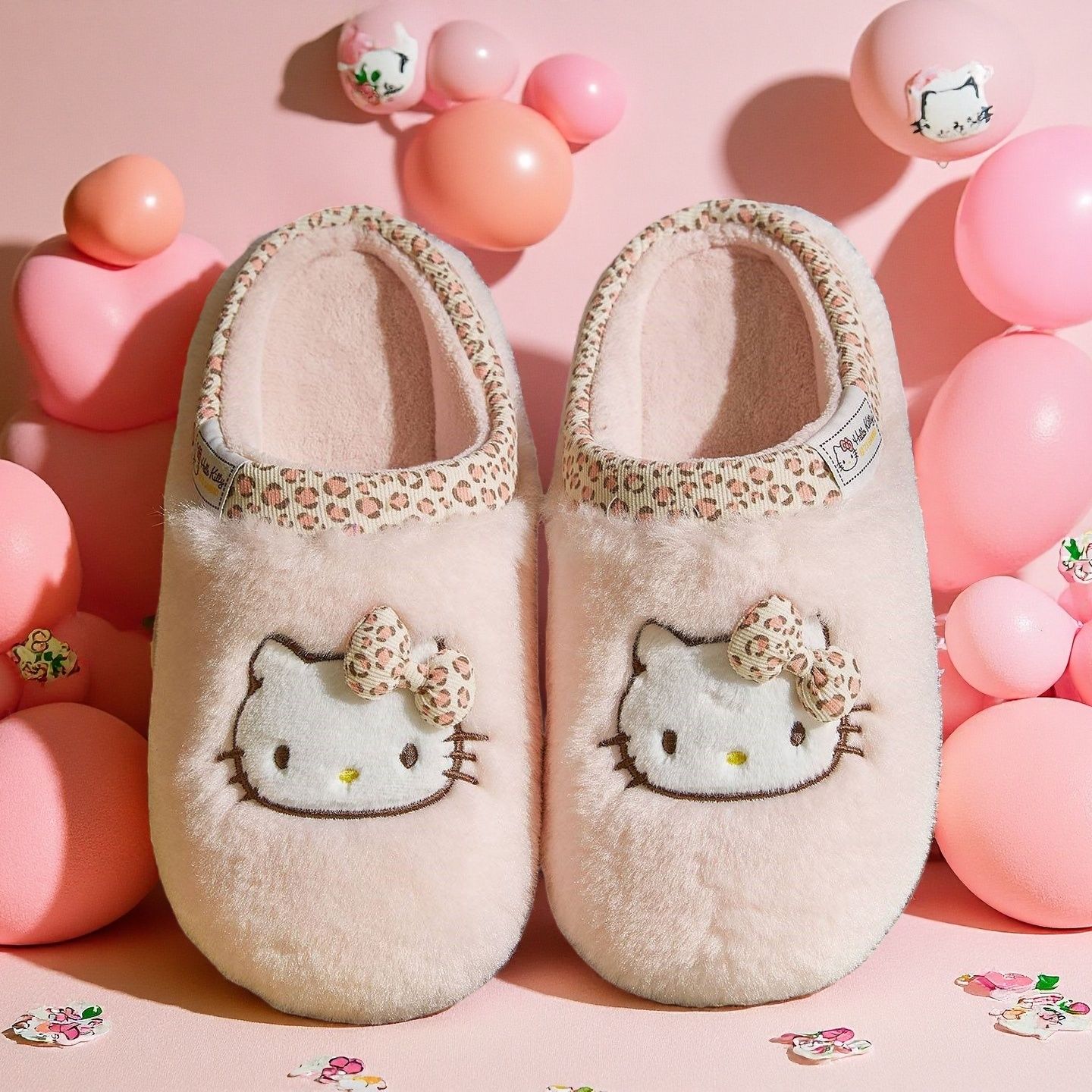 正版授权hellokitty猫棉拖鞋