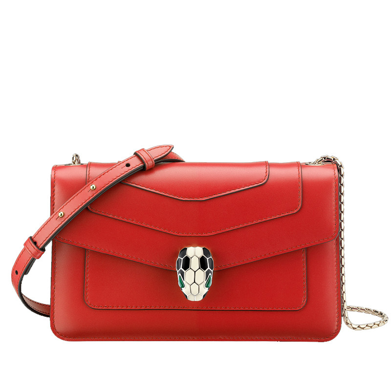 预售30天Bvlgari/宝格丽女款女包女士牛皮链条时尚单肩斜挎包