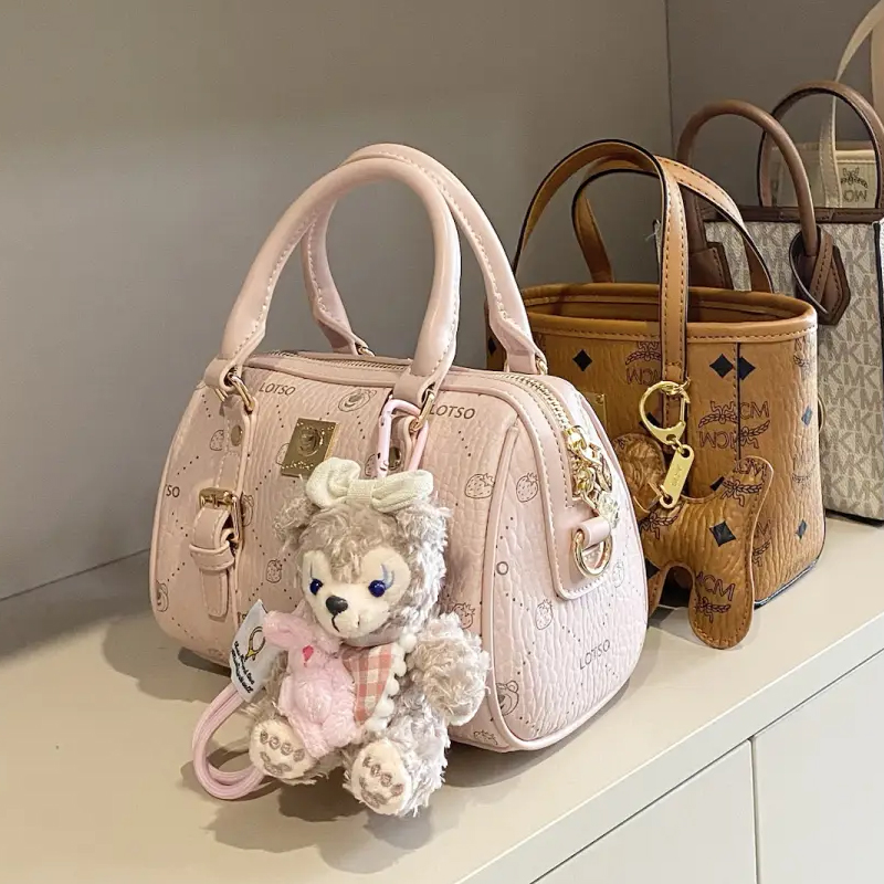 Disney迪士尼草莓熊手提斜挎包