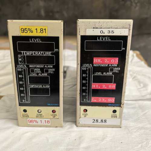 MUSASINO 液位温度显示器，型号型号UM1-C1323