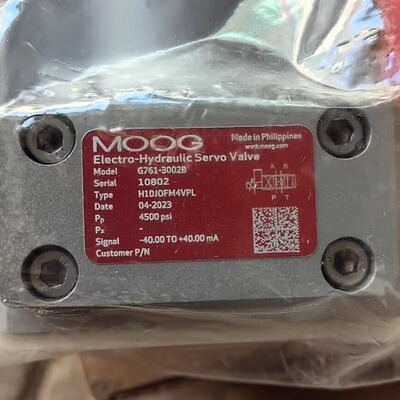 议价MOOG伺服阀型号CG60J0AA6VSX2HA、D661-444、G761-3004B议价