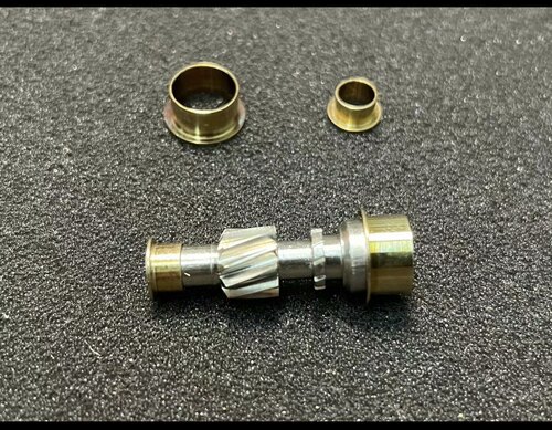 达瓦水滴轮改加强件套装高精度小齿套不锈钢小齿轮加强轴配件