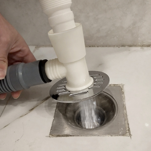 地漏防臭器卫生间洗衣机防臭盖三通接头防溢水地漏内芯防反味神器