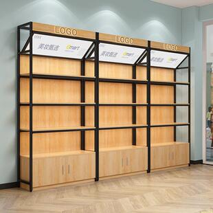 货架带灯箱便利店展示柜化妆品美容院母婴自由组合陈列柜超市展柜