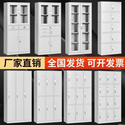 钢制办公文件柜铁皮柜资料柜财务凭证档案柜员工更衣柜收纳柜铁柜