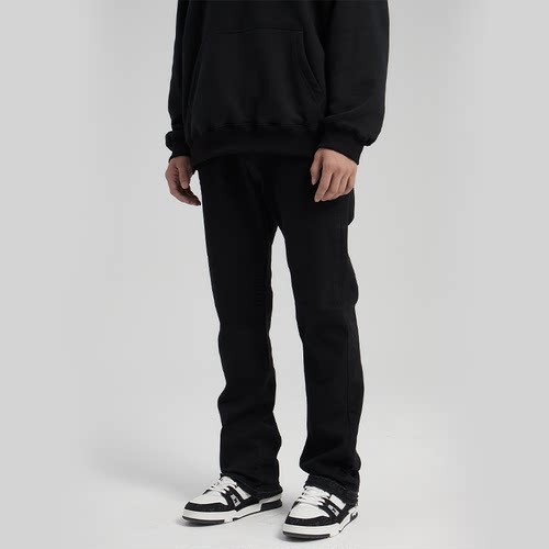 UNKNOWTAL牛仔裤毛边Cleanfit