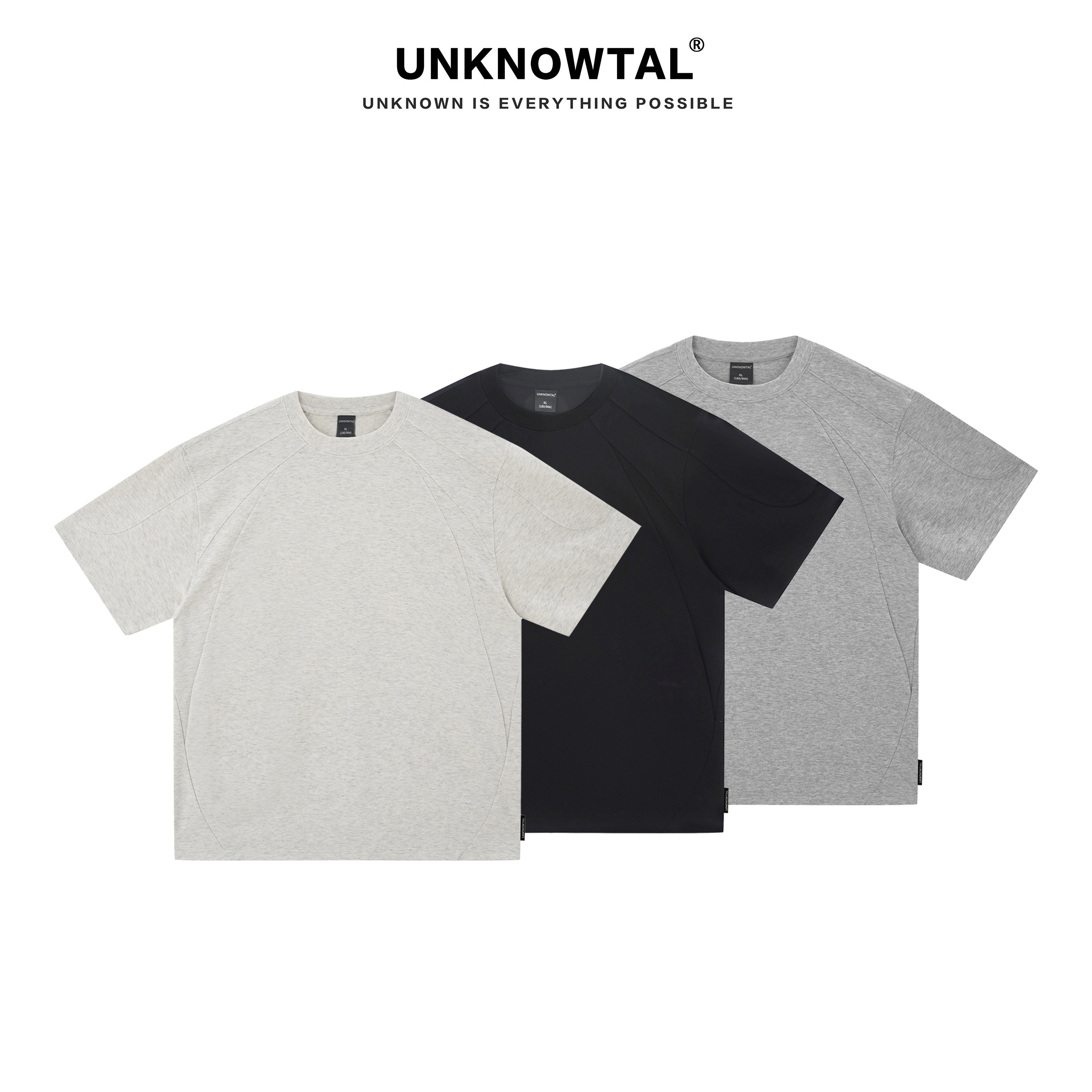 UNKNOWTAL剪裁Boxy版短宽短袖