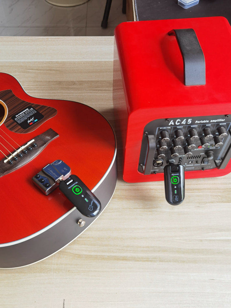 Modine摩丁吉他拾音器免开孔民谣古典尤克里无线蓝牙木吉他电箱琴