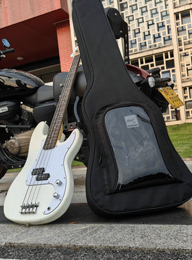 摩丁加厚双肩背电吉他包民谣通用防水41寸36木吉他琴包电贝司袋套