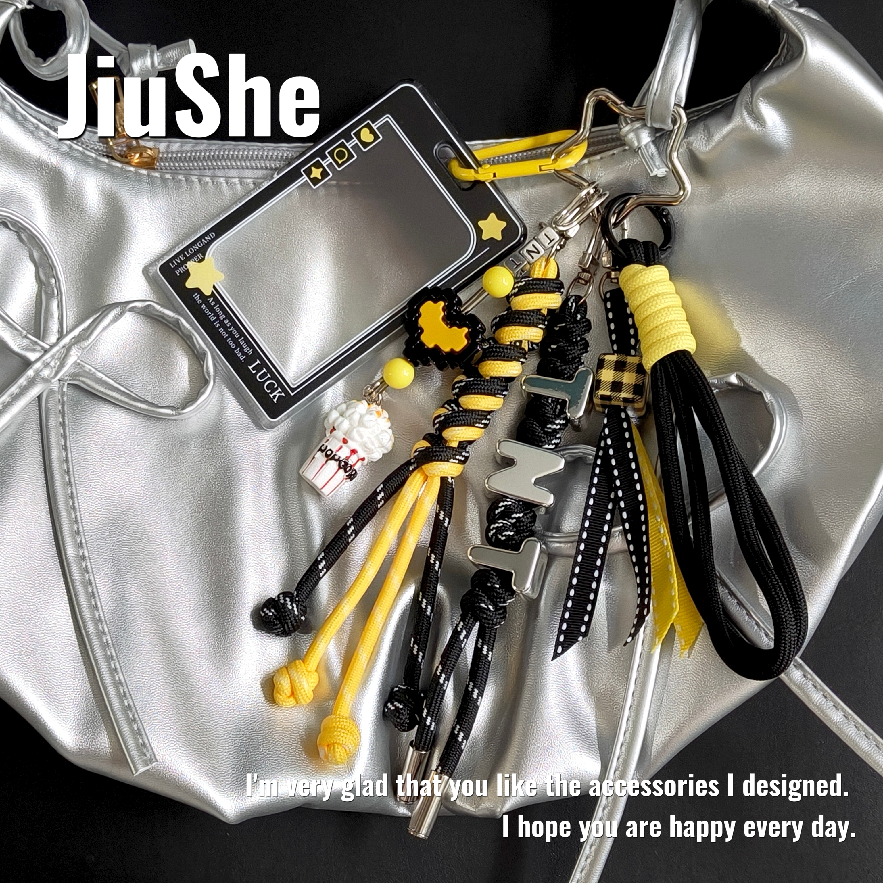 TNT挂件时团印象miu系字母包挂爆米花专属应援物原创设计可定制