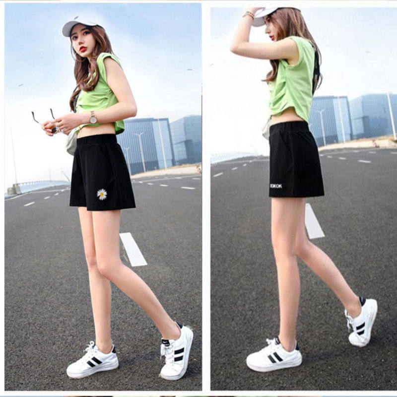 康禮夫休閑運動跑步短褲女夏季寬松顯瘦闊腿百搭家居外穿a字褲子在類目 女裝/女士精品, 褲子, 休閒褲中 - 來自Buy2taobao.com提供專業的淘寶代購服務