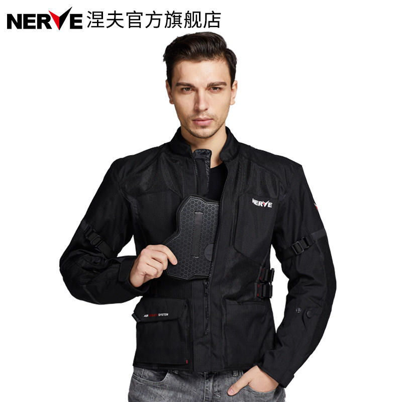 NERVE涅夫阿波罗骑行服男摩托车夏季网眼透气机车服赛车拉力夹克