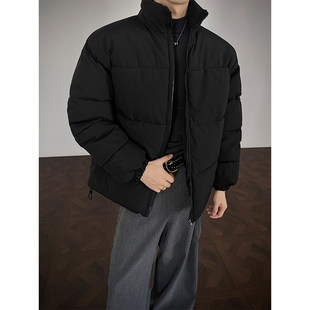 cleanfit短款晋江棉服男过冬保暖穿搭高级感面包外套美式立领棉衣