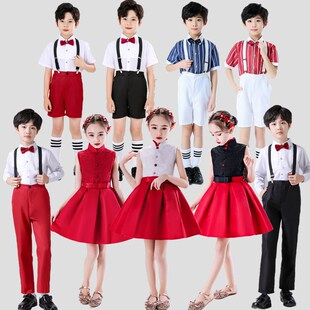 六一儿童大合唱演出服中小学生班集体诗歌朗诵表演服幼儿园舞蹈服