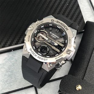 GST GSHOCK钢铁之芯光能蓝牙手表 卡西欧GST400 B400 蛇年限定